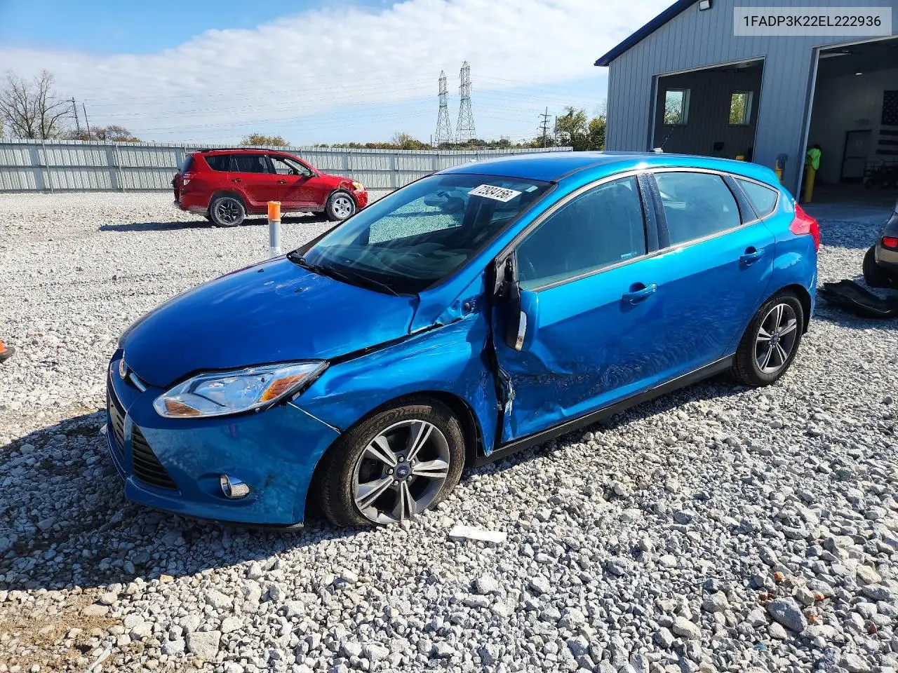 FORD FOCUS 2014, VIN 1FADP3K22EL222936