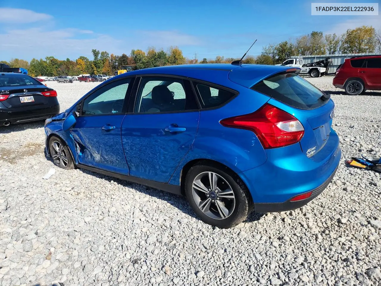 2014 FORD FOCUS VIN 1FADP3K22EL222936 — фото 2