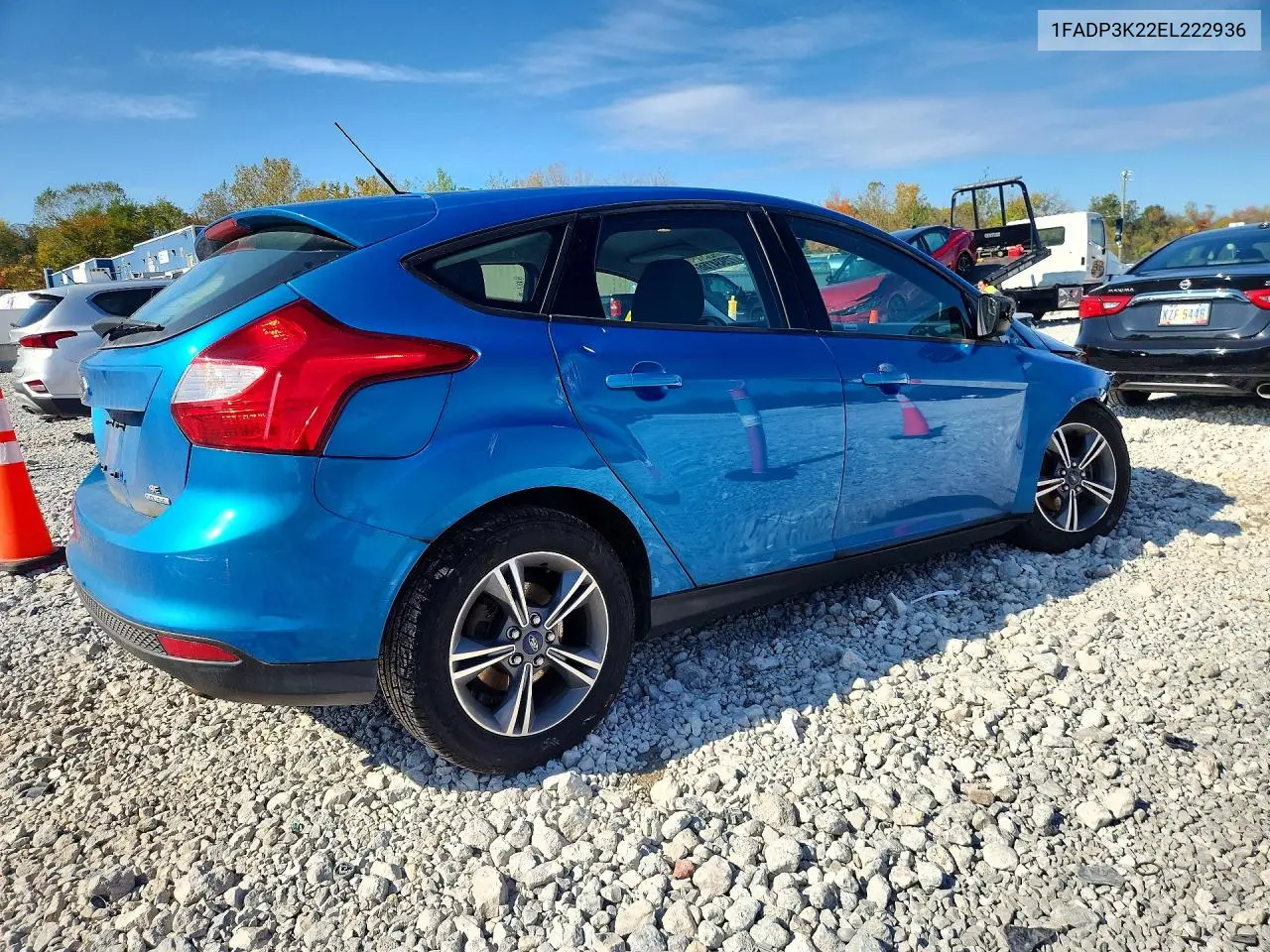 2014 FORD FOCUS VIN 1FADP3K22EL222936 — фото 3