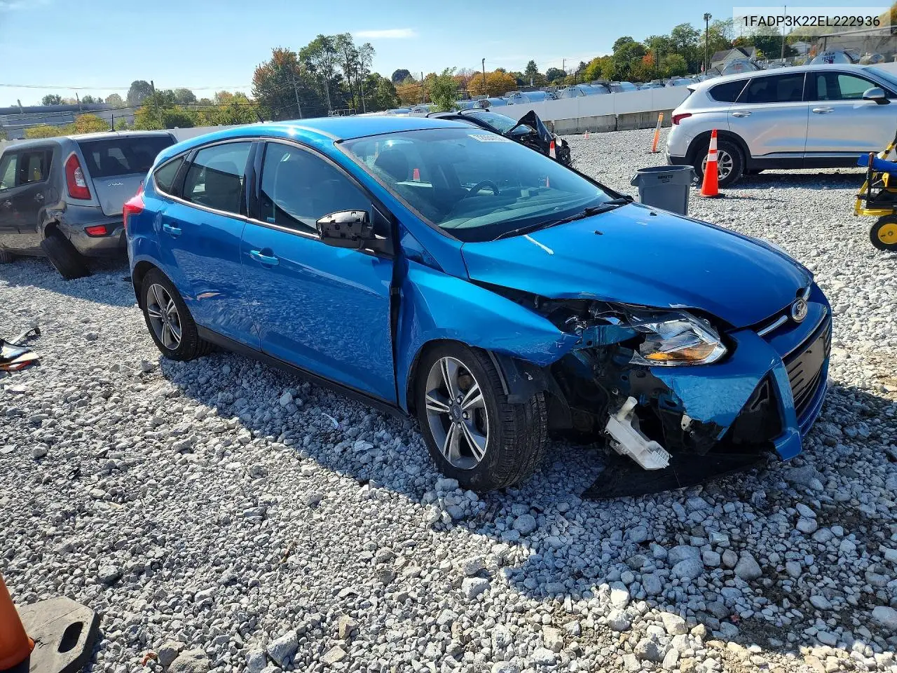 2014 FORD FOCUS VIN 1FADP3K22EL222936 — фото 4