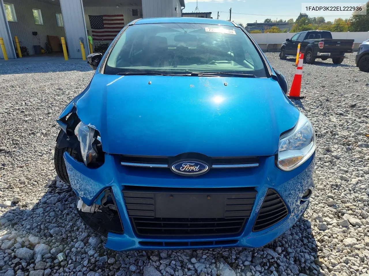 2014 FORD FOCUS VIN 1FADP3K22EL222936 — фото 5