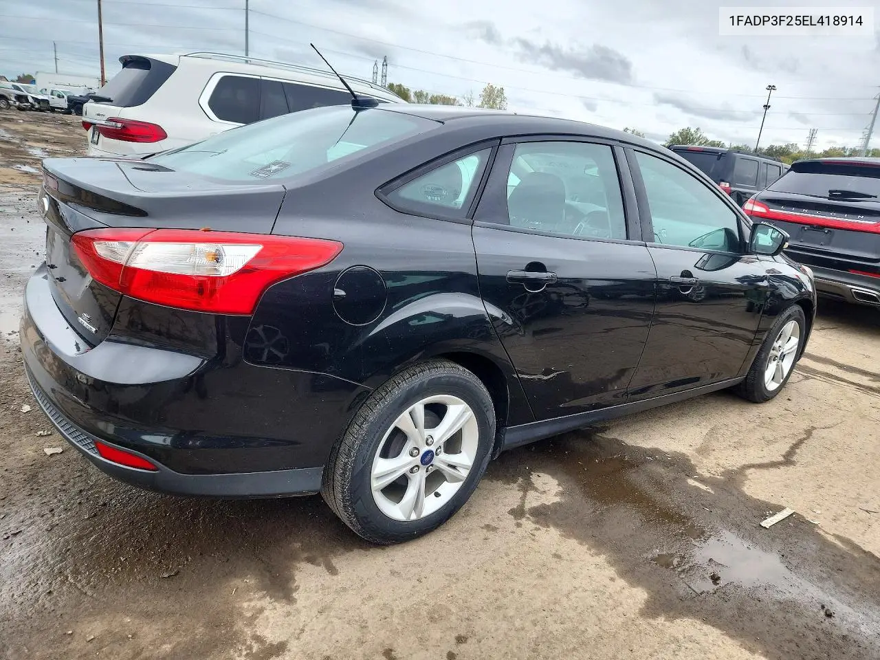 2014 FORD FOCUS VIN 1FADP3F25EL418914 — фото 3