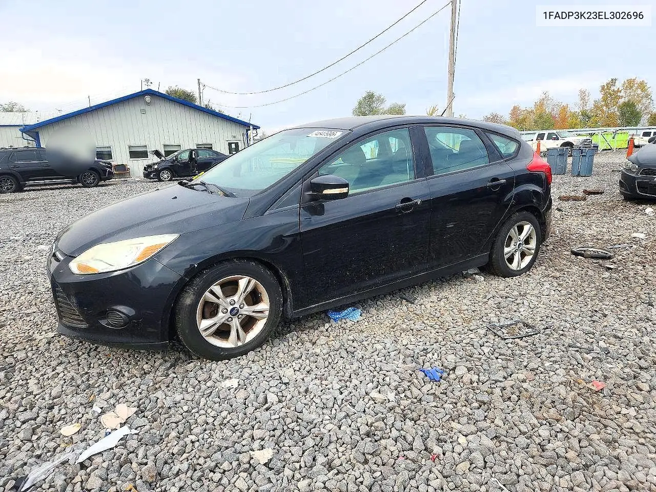 FORD FOCUS 2014, VIN 1FADP3K23EL302696