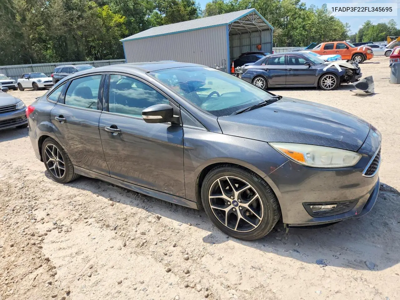 2015 FORD FOCUS VIN 1FADP3F22FL345695 — фото 4
