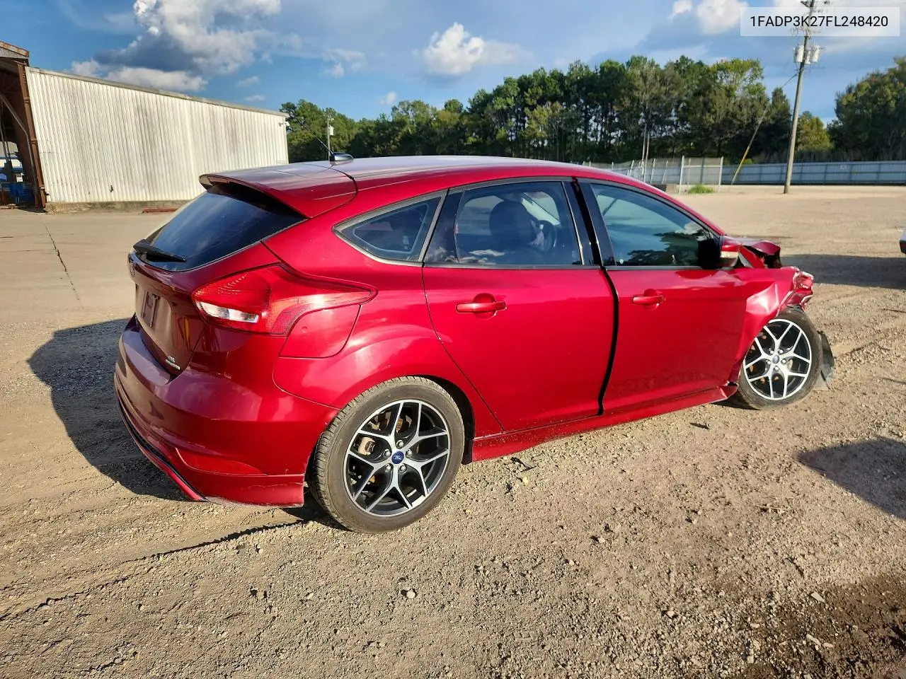 2015 FORD FOCUS VIN 1FADP3K27FL248420 — фото 3