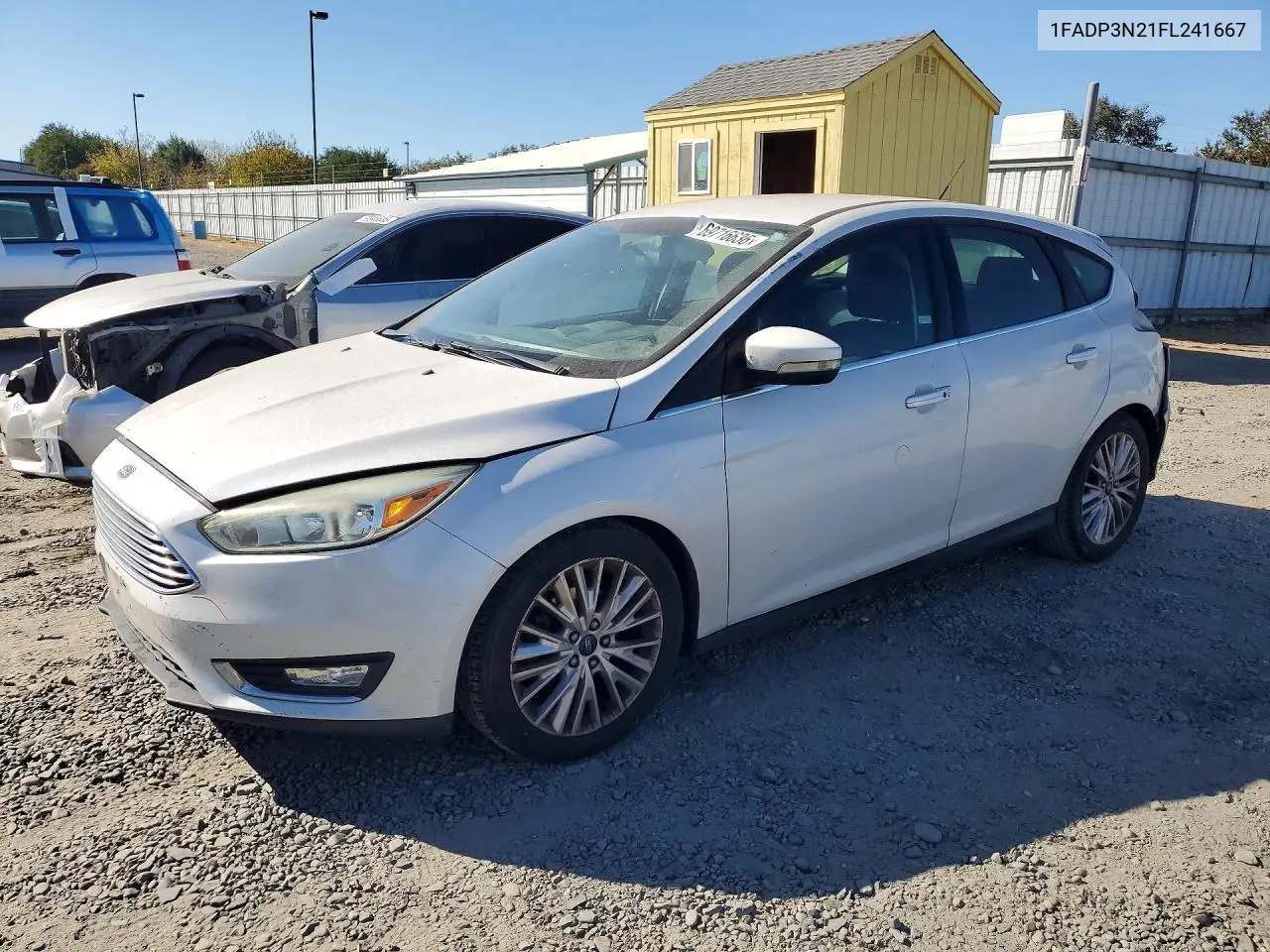 FORD FOCUS 2015, VIN 1FADP3N21FL241667