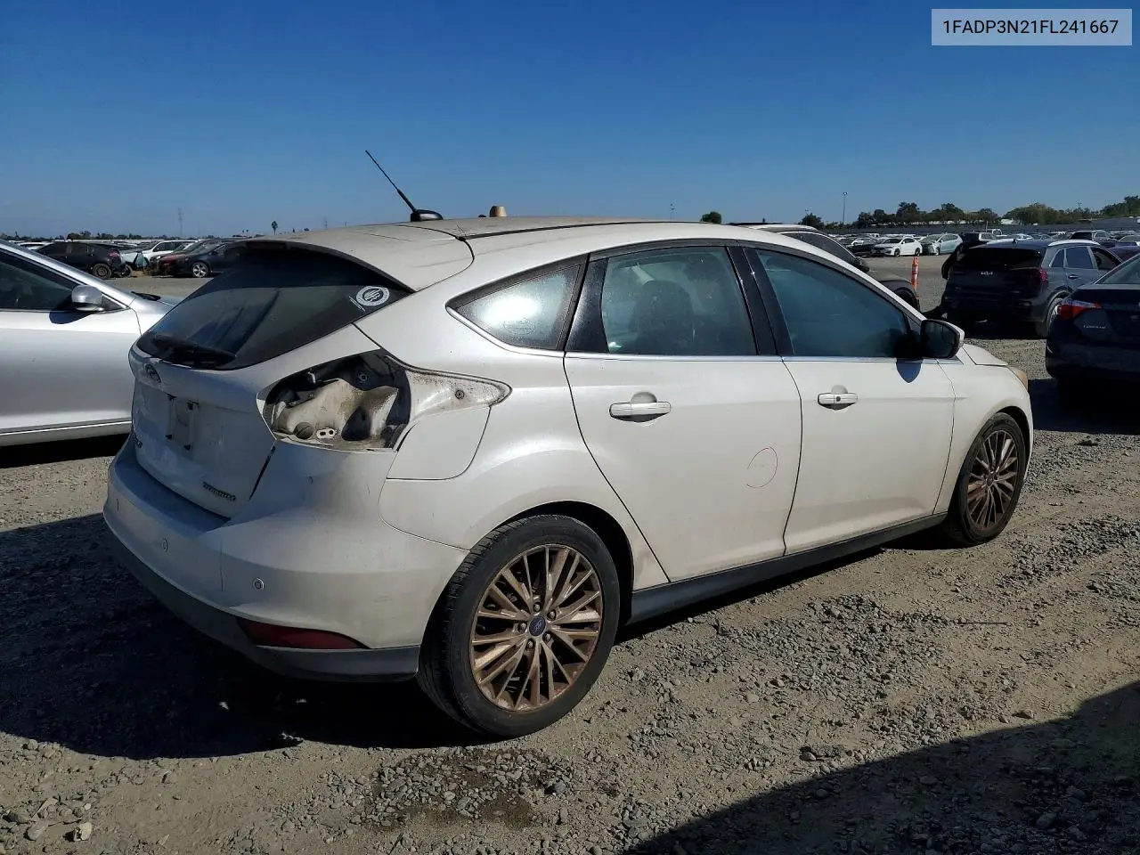 2015 FORD FOCUS VIN 1FADP3N21FL241667 — фото 3