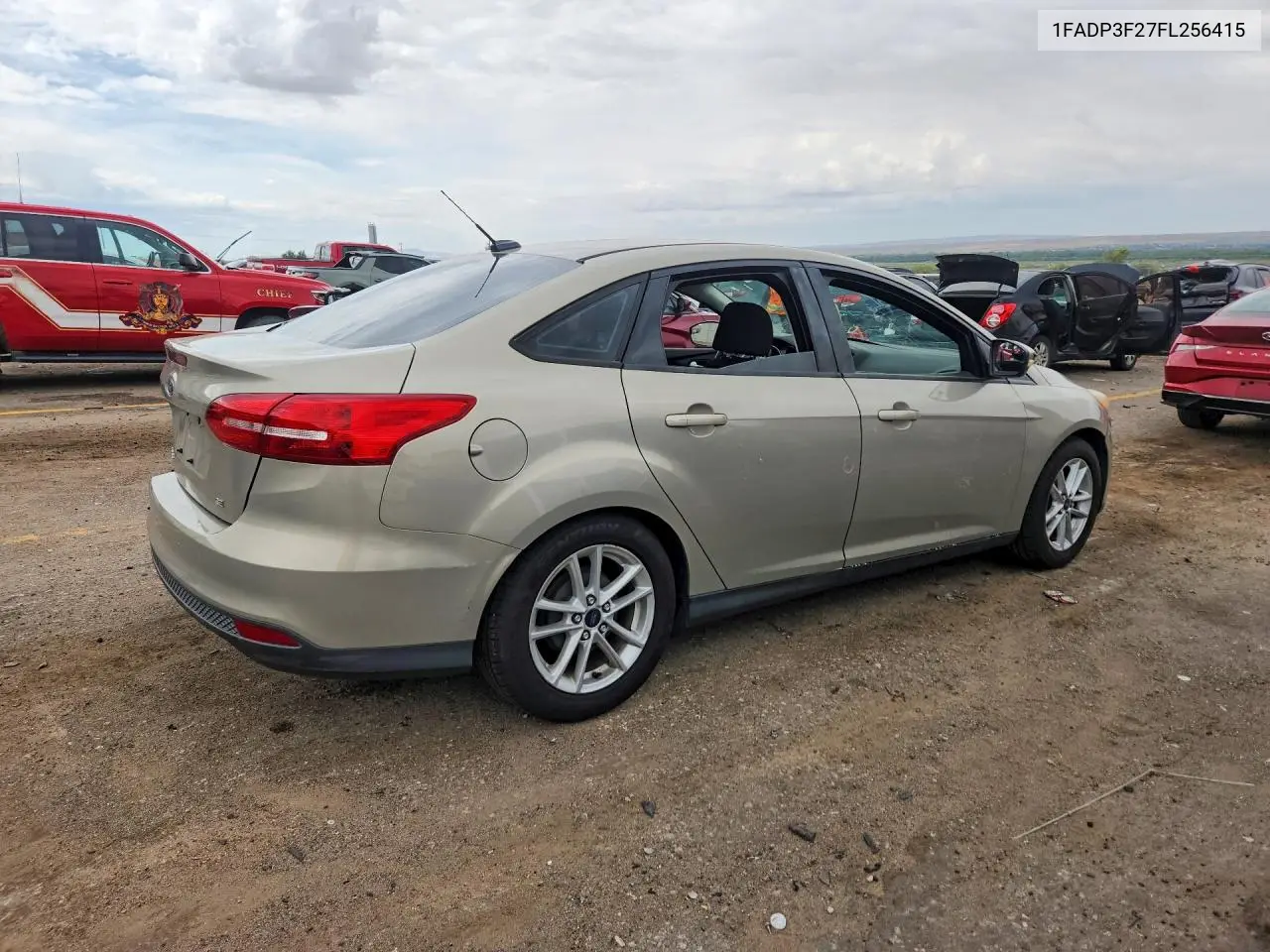 2015 FORD FOCUS VIN 1FADP3F27FL256415 — фото 3