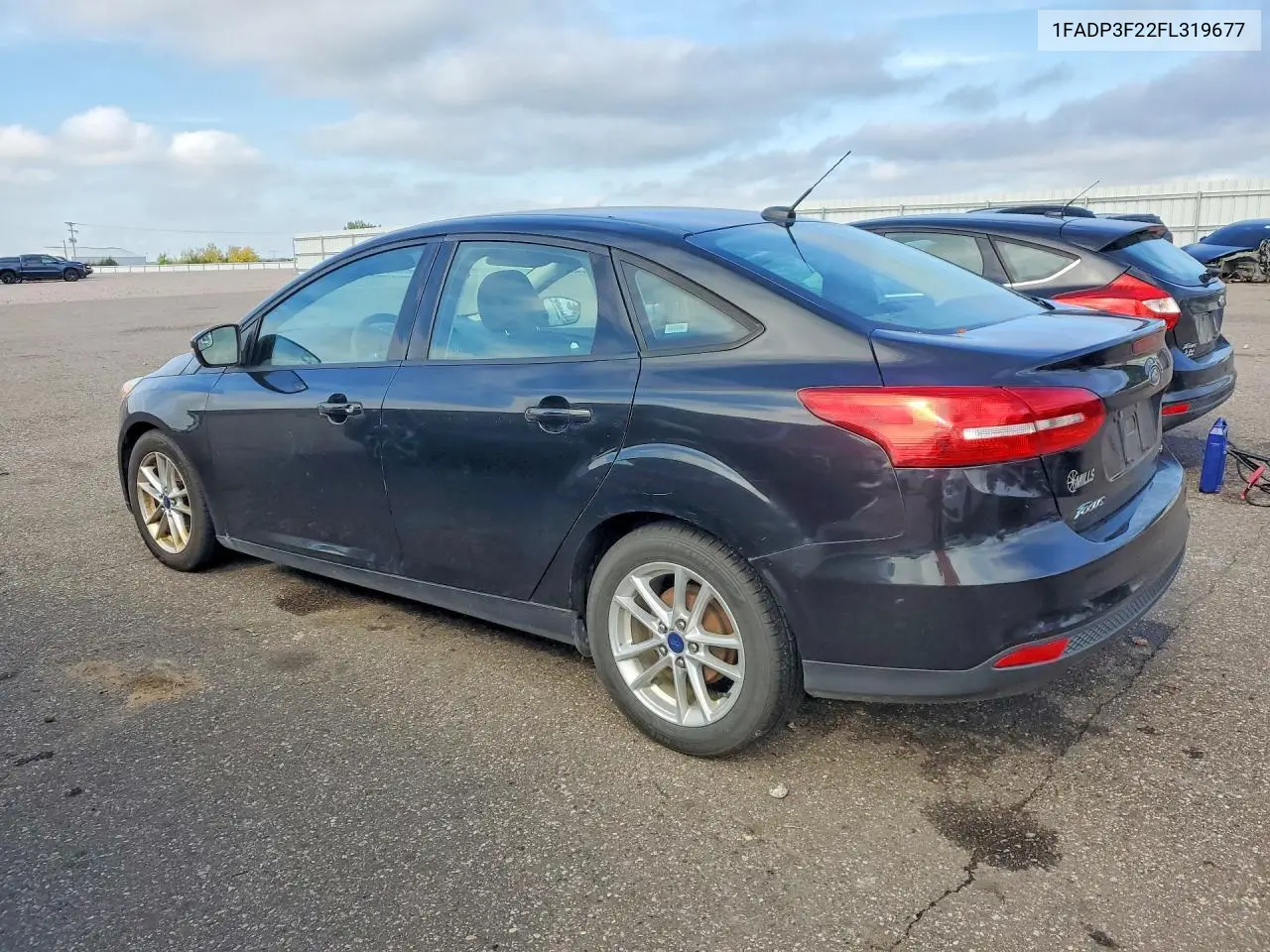 2015 FORD FOCUS VIN 1FADP3F22FL319677 — фото 2