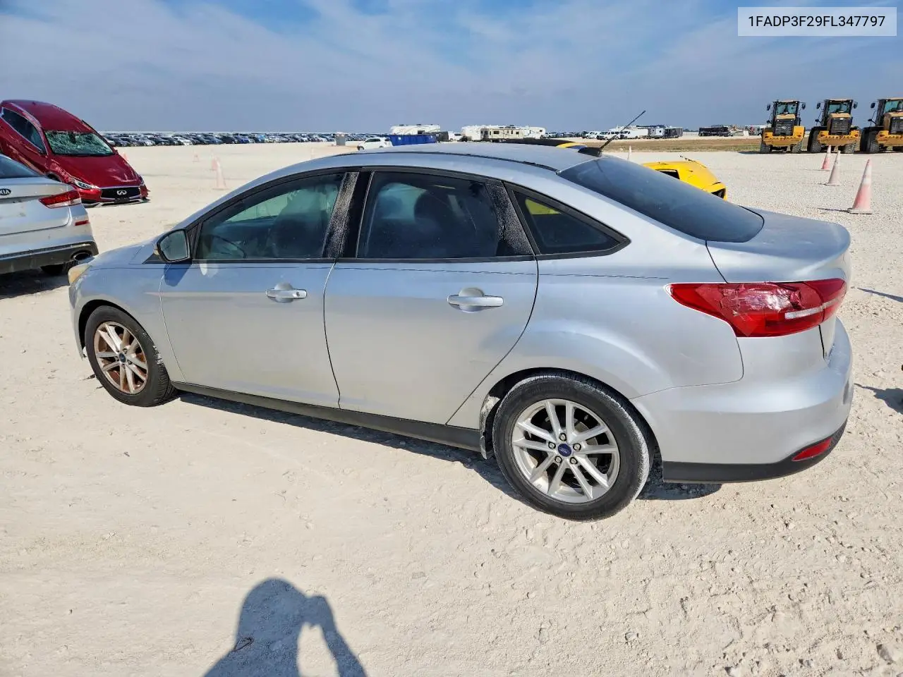 2015 FORD FOCUS VIN 1FADP3F29FL347797 — фото 2