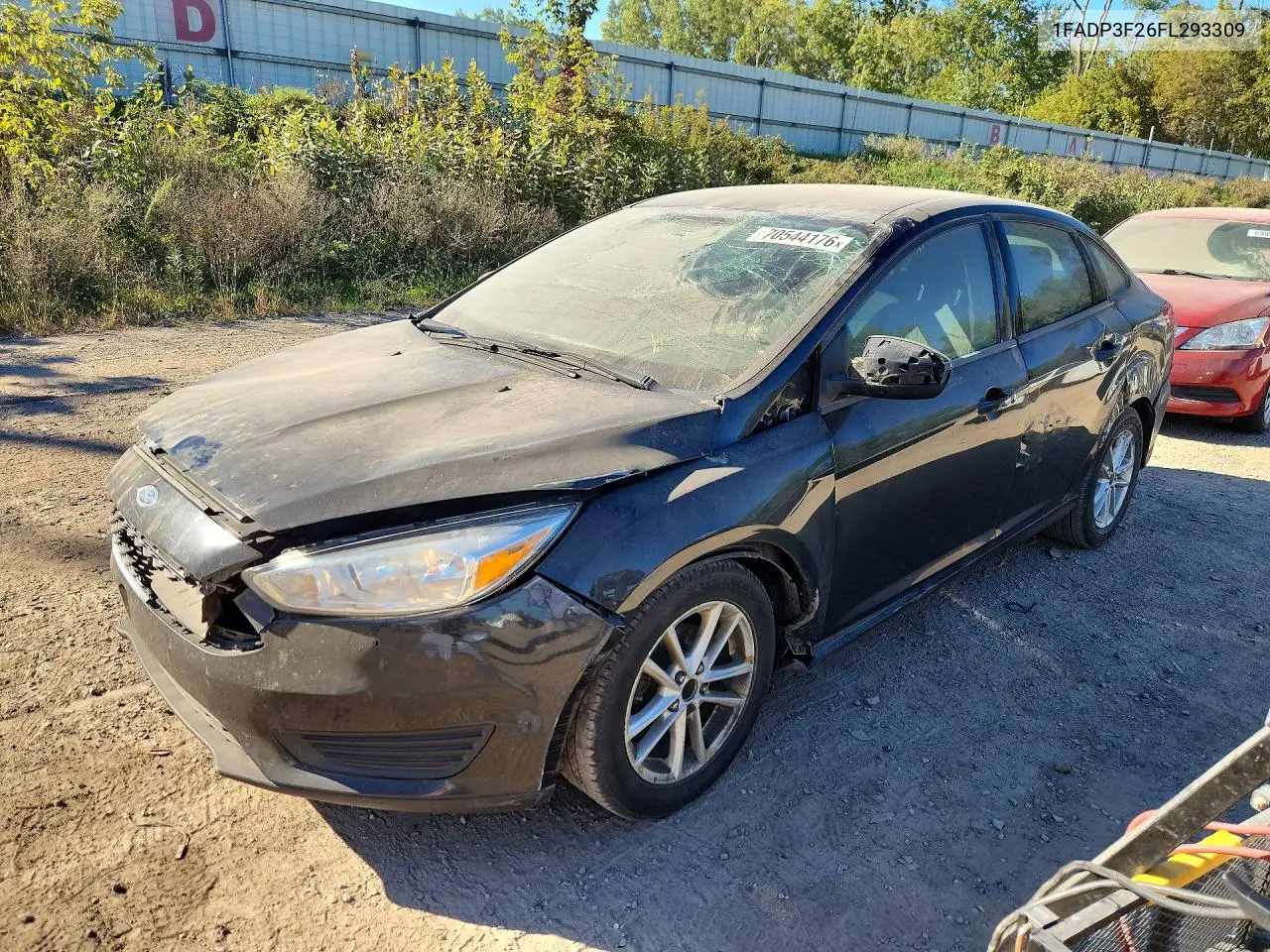 FORD FOCUS 2015, VIN 1FADP3F26FL293309