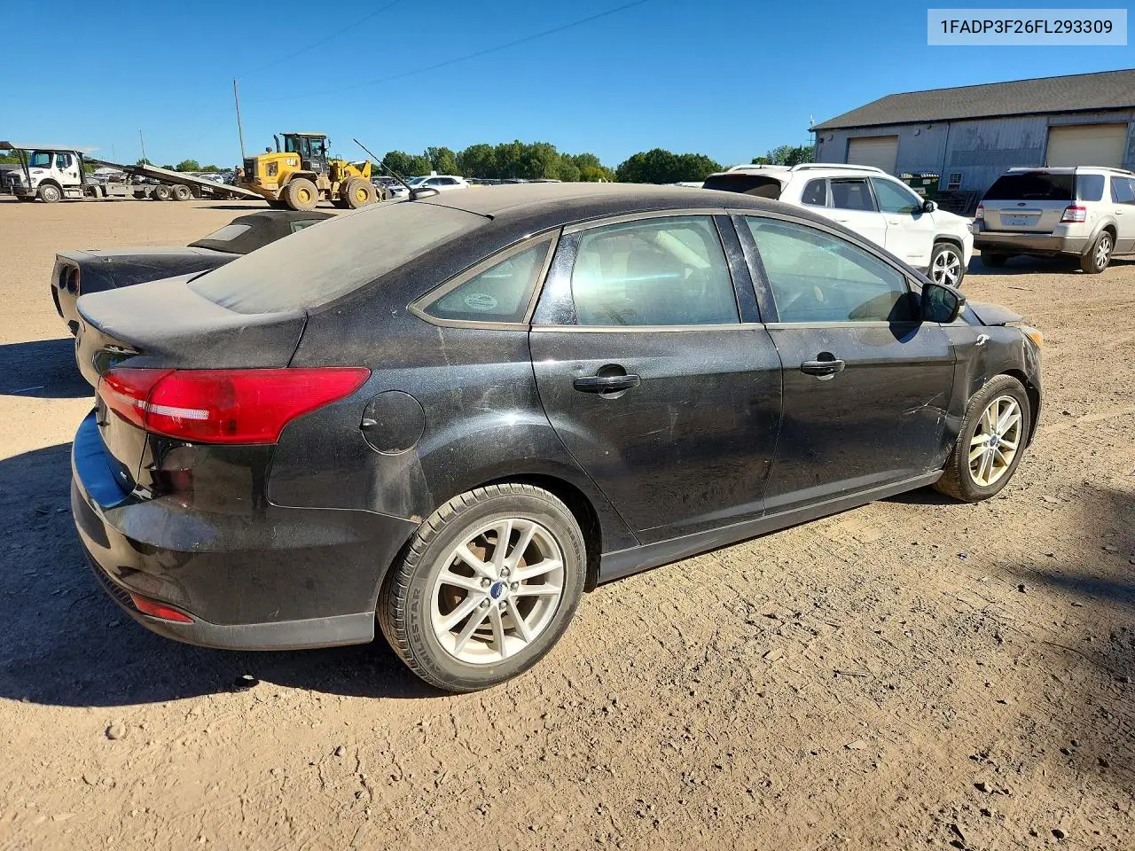 2015 FORD FOCUS VIN 1FADP3F26FL293309 — фото 3