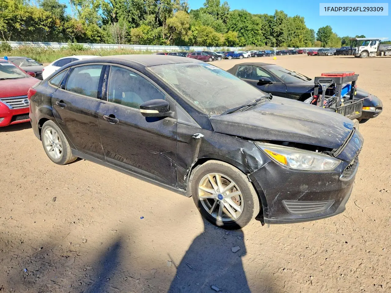 2015 FORD FOCUS VIN 1FADP3F26FL293309 — фото 4