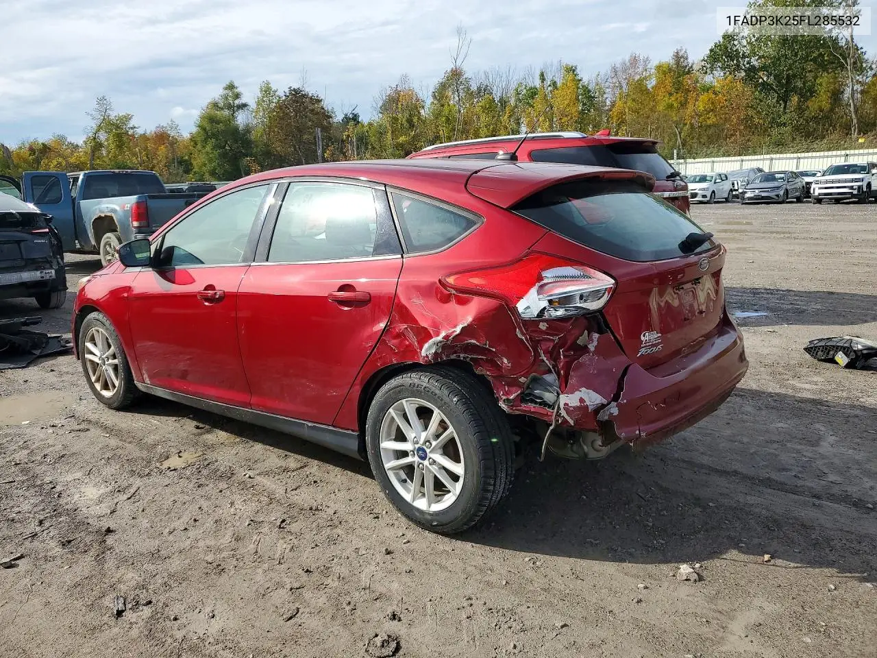 2015 FORD FOCUS VIN 1FADP3K25FL285532 — фото 2