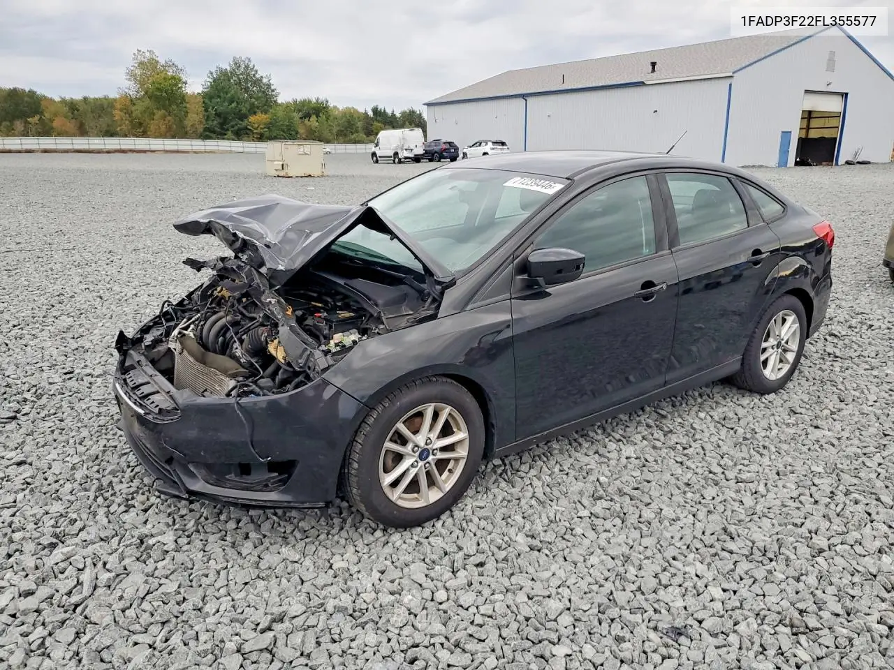 FORD FOCUS 2015, VIN 1FADP3F22FL355577