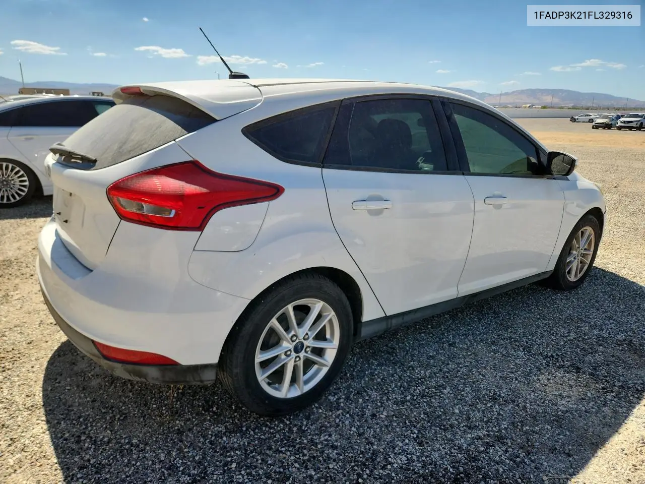 2015 FORD FOCUS VIN 1FADP3K21FL329316 — фото 3