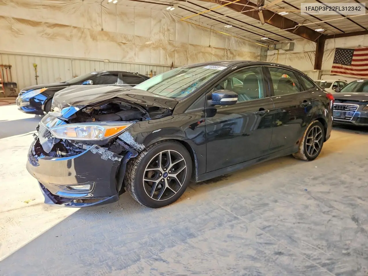 FORD FOCUS 2015, VIN 1FADP3F22FL312342