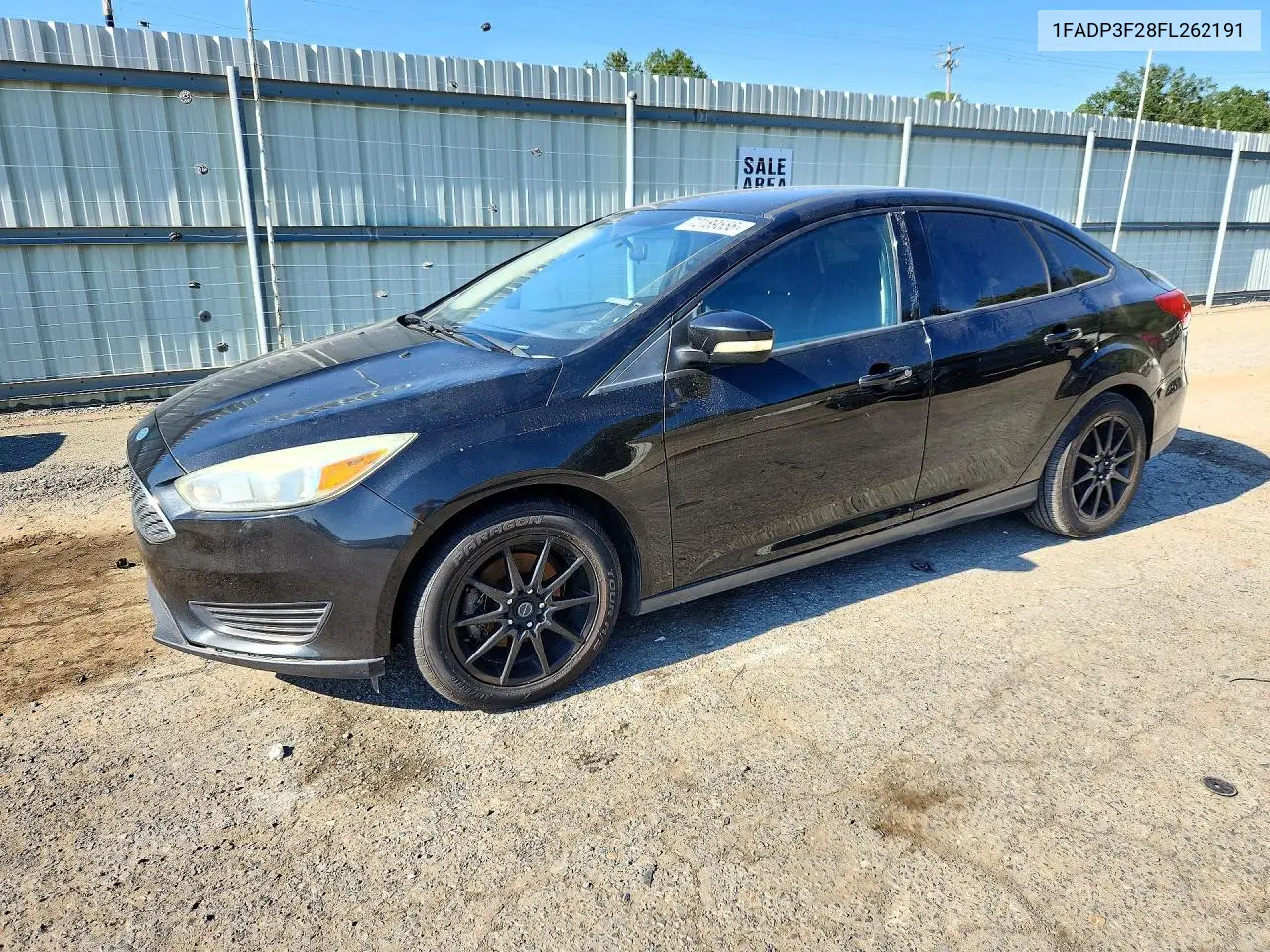 FORD FOCUS 2015, VIN 1FADP3F28FL262191