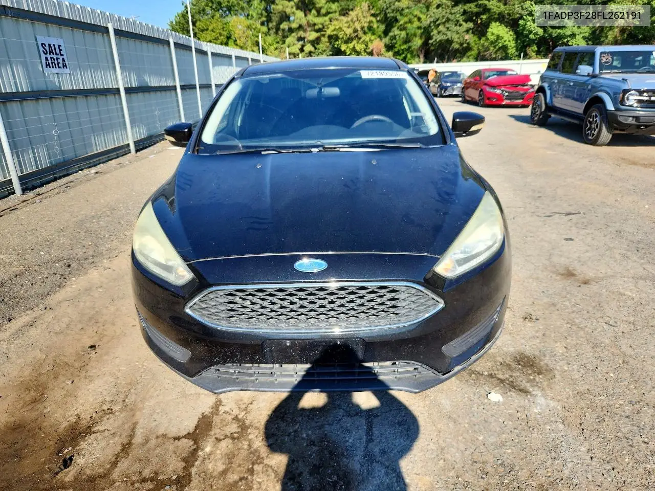 2015 FORD FOCUS VIN 1FADP3F28FL262191 — фото 5