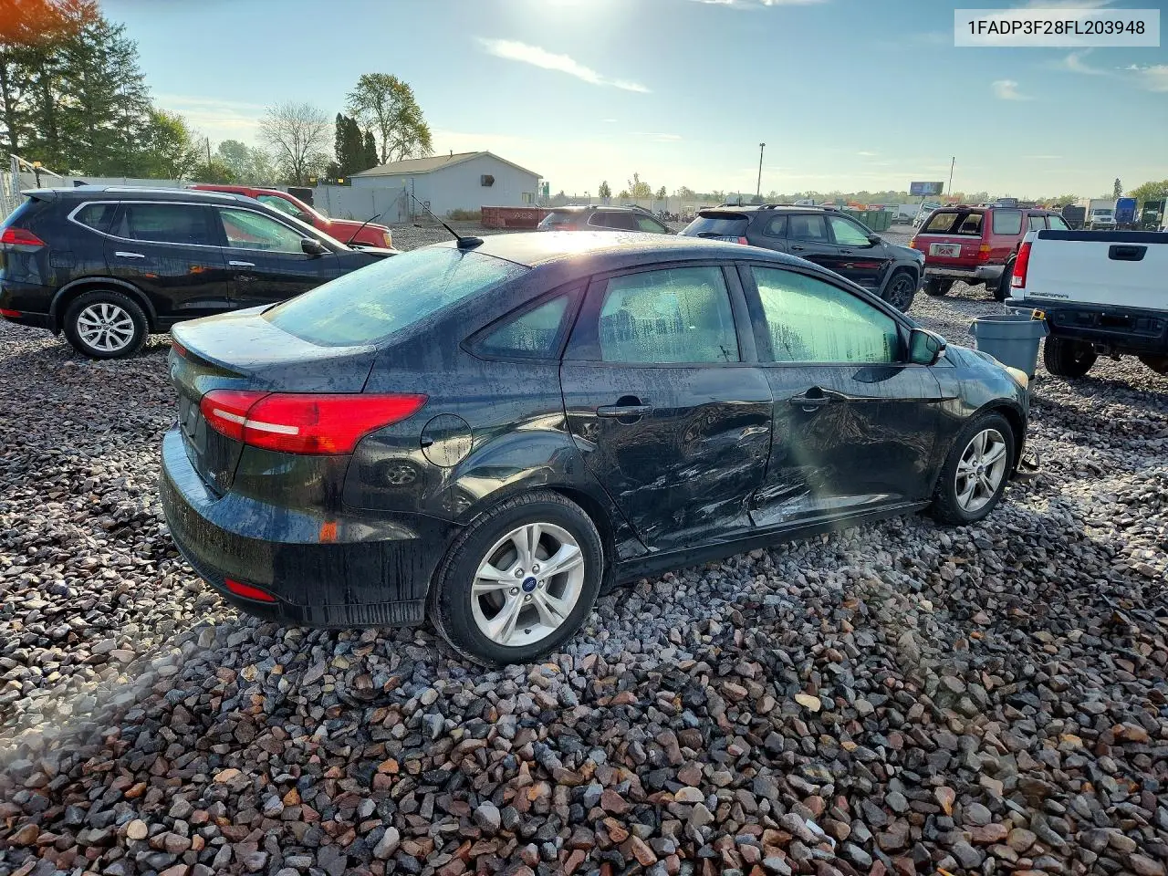 2015 FORD FOCUS VIN 1FADP3F28FL203948 — фото 3