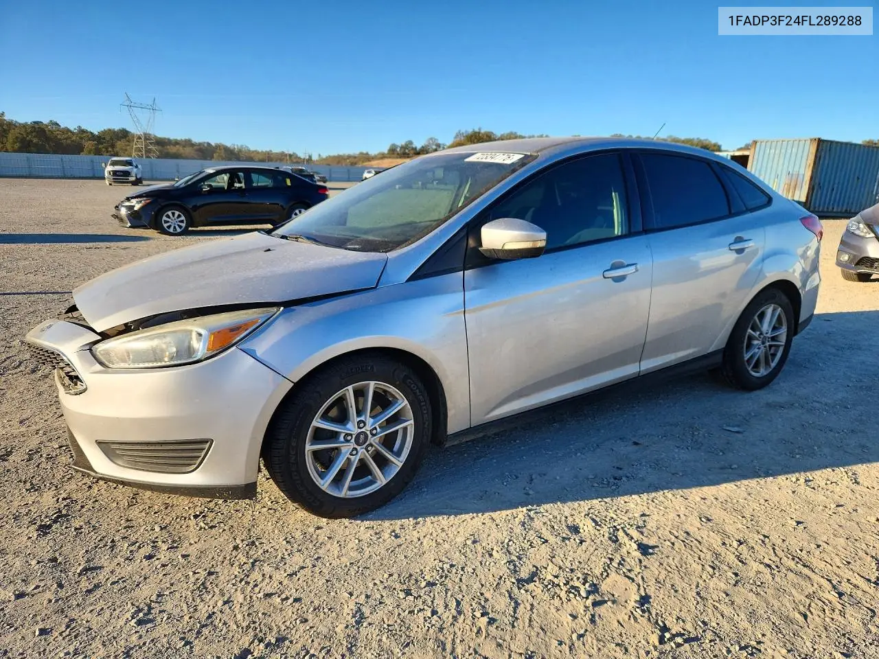 FORD FOCUS 2015, VIN 1FADP3F24FL289288