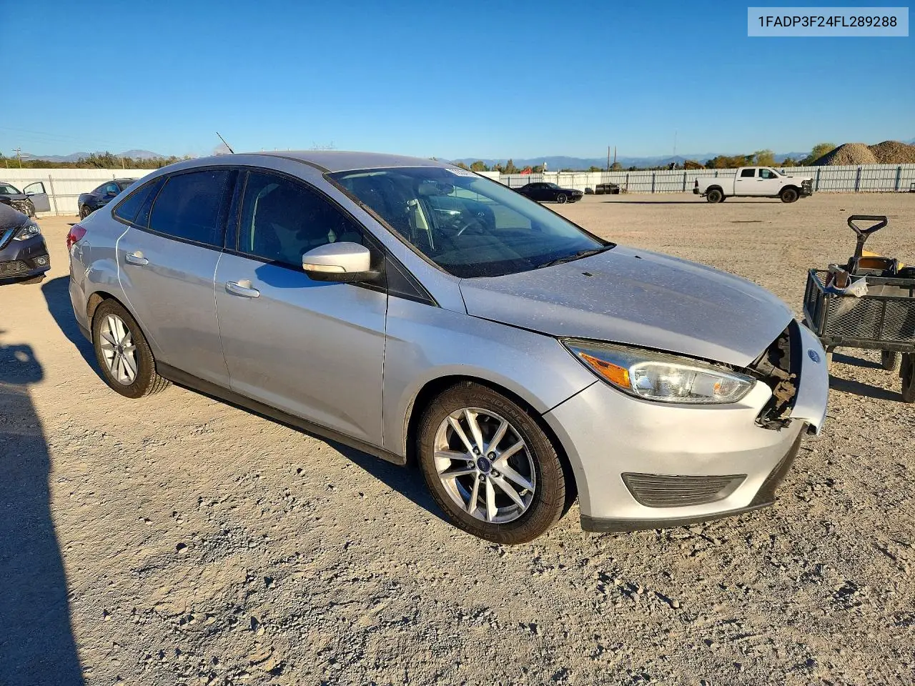 2015 FORD FOCUS VIN 1FADP3F24FL289288 — фото 4