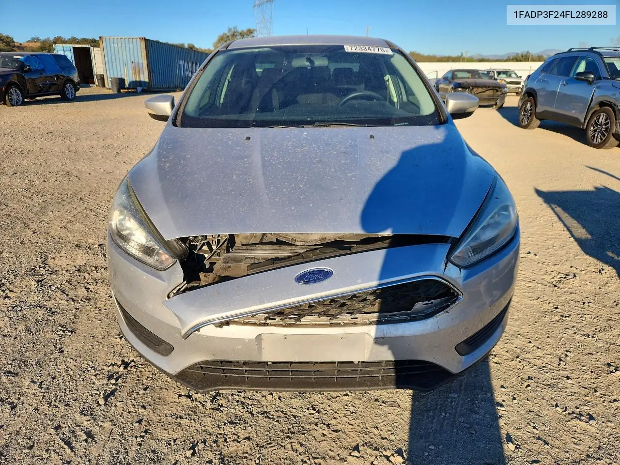 2015 FORD FOCUS VIN 1FADP3F24FL289288 — фото 5