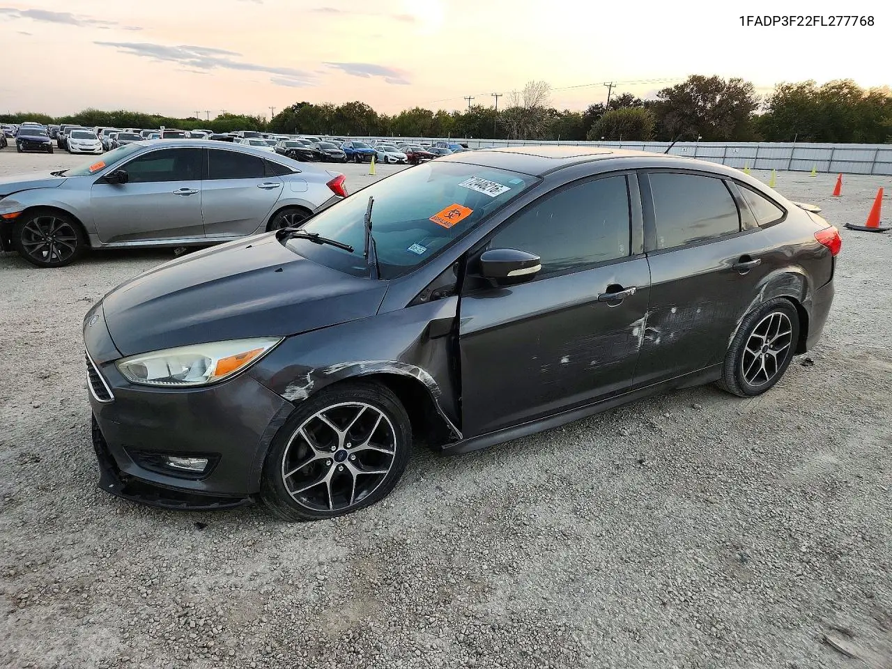FORD FOCUS 2015, VIN 1FADP3F22FL277768