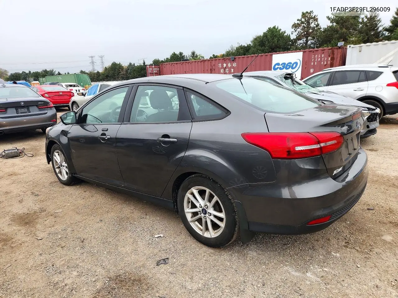 2015 FORD FOCUS VIN 1FADP3F29FL296009 — фото 2