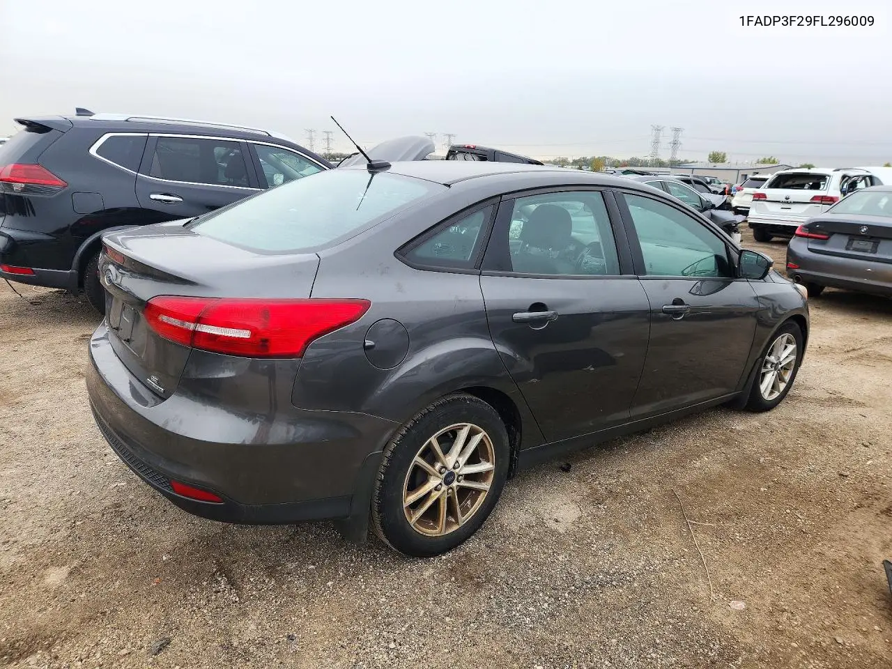 2015 FORD FOCUS VIN 1FADP3F29FL296009 — фото 3