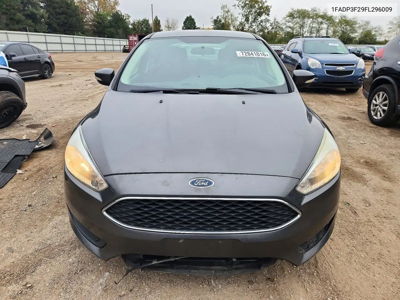 2015 FORD FOCUS VIN 1FADP3F29FL296009 — фото 5