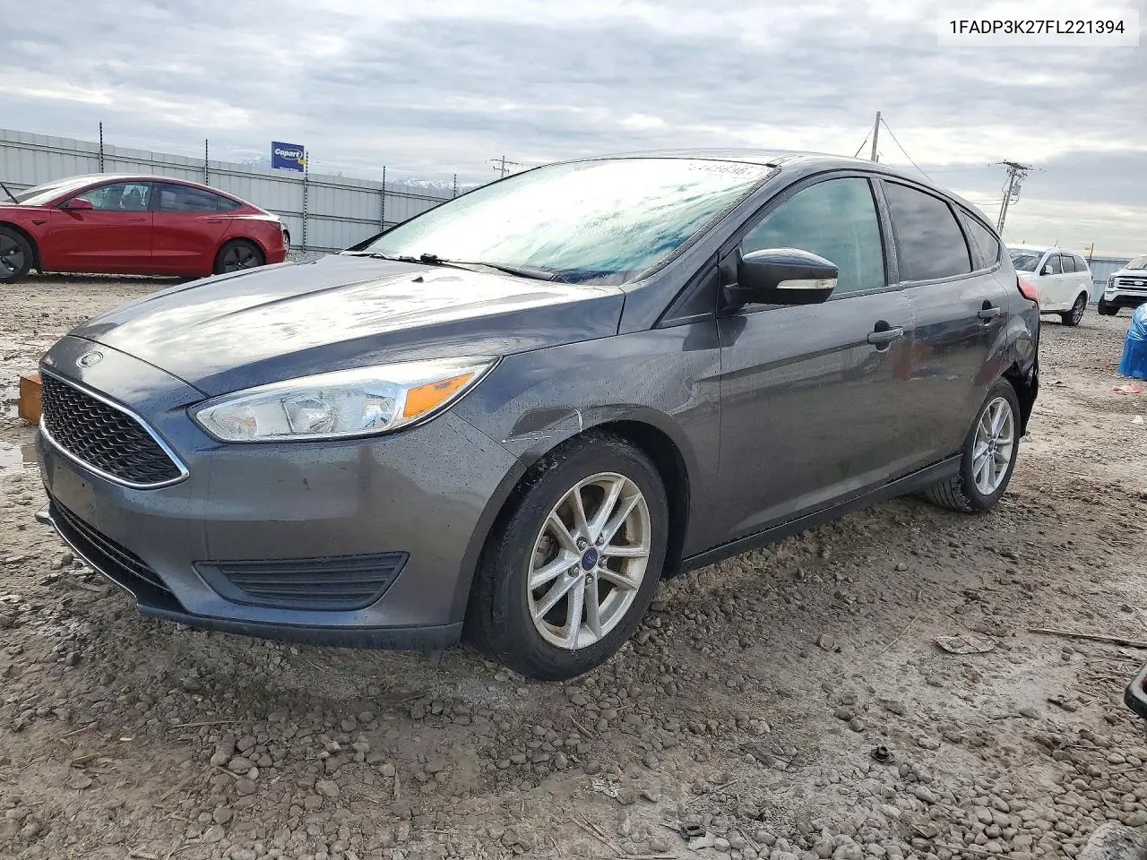 FORD FOCUS 2015, VIN 1FADP3K27FL221394