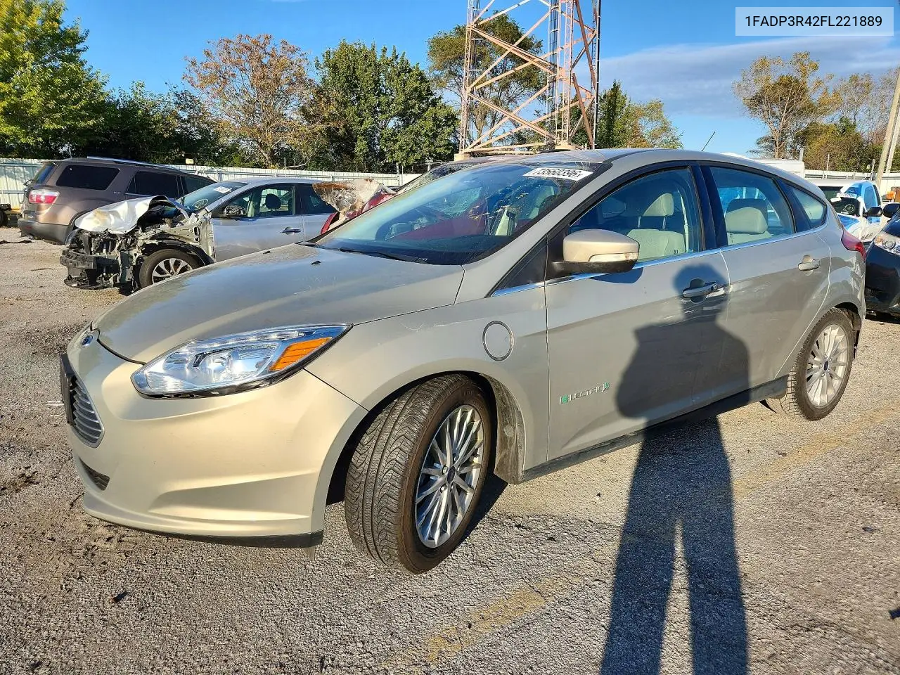 FORD FOCUS 2015, VIN 1FADP3R42FL221889