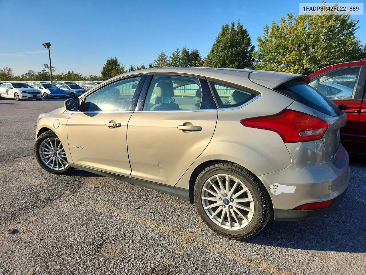 2015 FORD FOCUS VIN 1FADP3R42FL221889 — фото 2