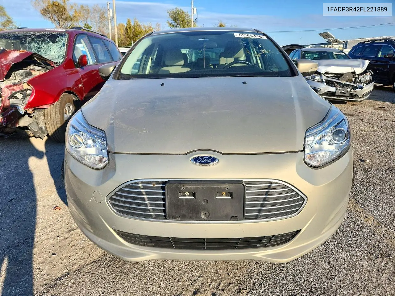 2015 FORD FOCUS VIN 1FADP3R42FL221889 — фото 5