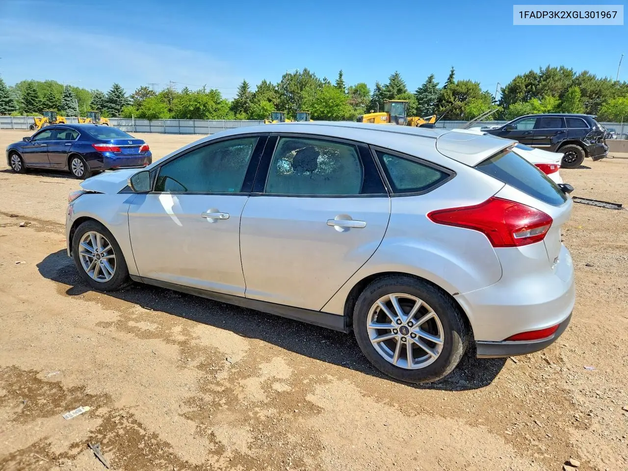 2016 FORD FOCUS VIN 1FADP3K2XGL301967 — фото 2