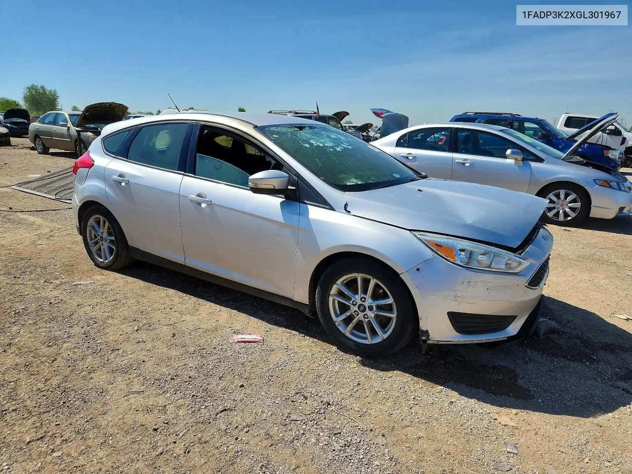 2016 FORD FOCUS VIN 1FADP3K2XGL301967 — фото 4