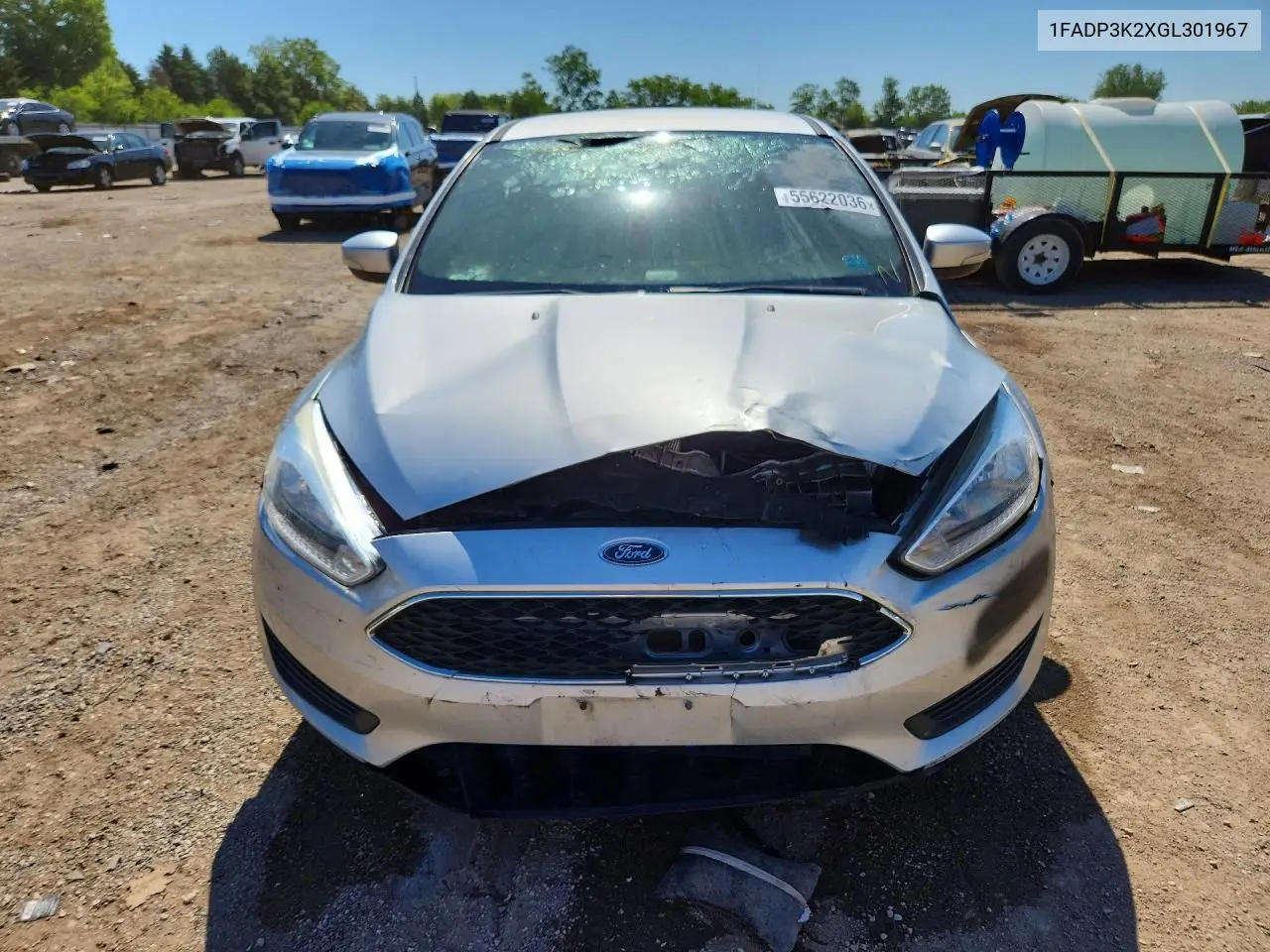 2016 FORD FOCUS VIN 1FADP3K2XGL301967 — фото 5