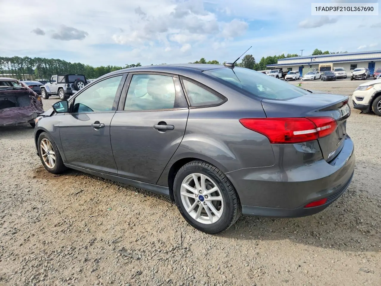 2016 FORD FOCUS VIN 1FADP3F21GL367690 — фото 2