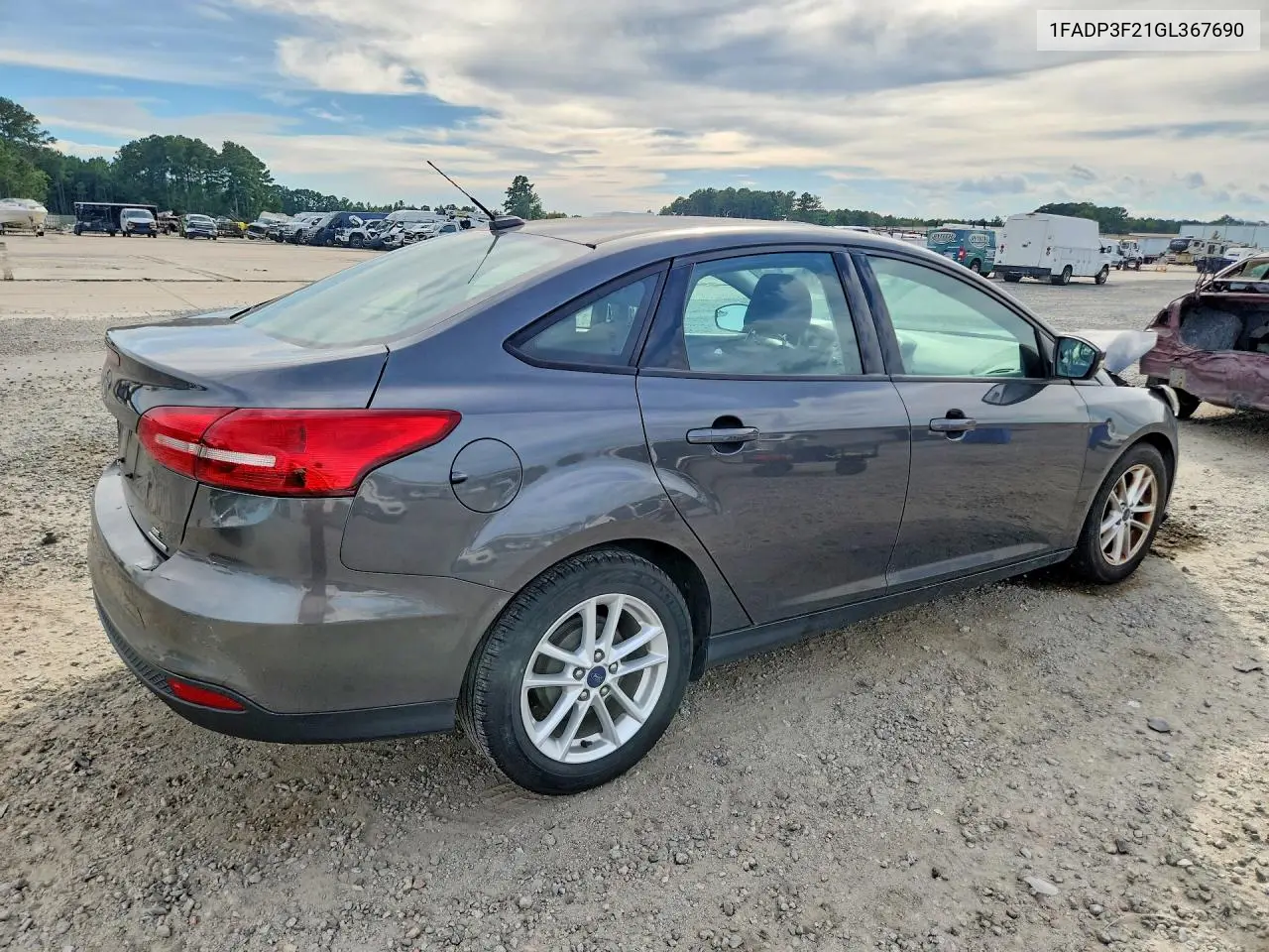 2016 FORD FOCUS VIN 1FADP3F21GL367690 — фото 3