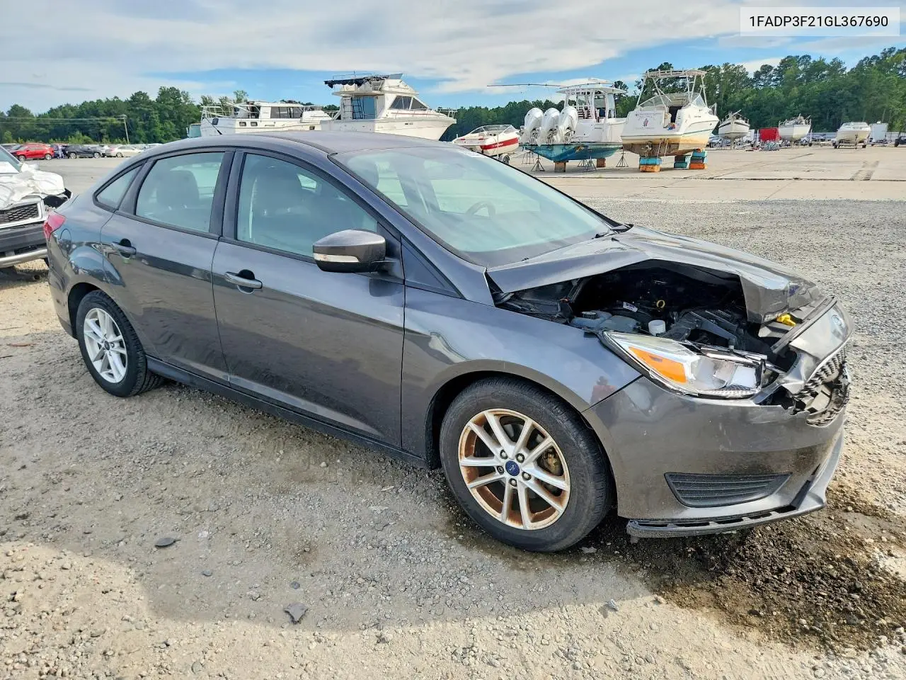 2016 FORD FOCUS VIN 1FADP3F21GL367690 — фото 4