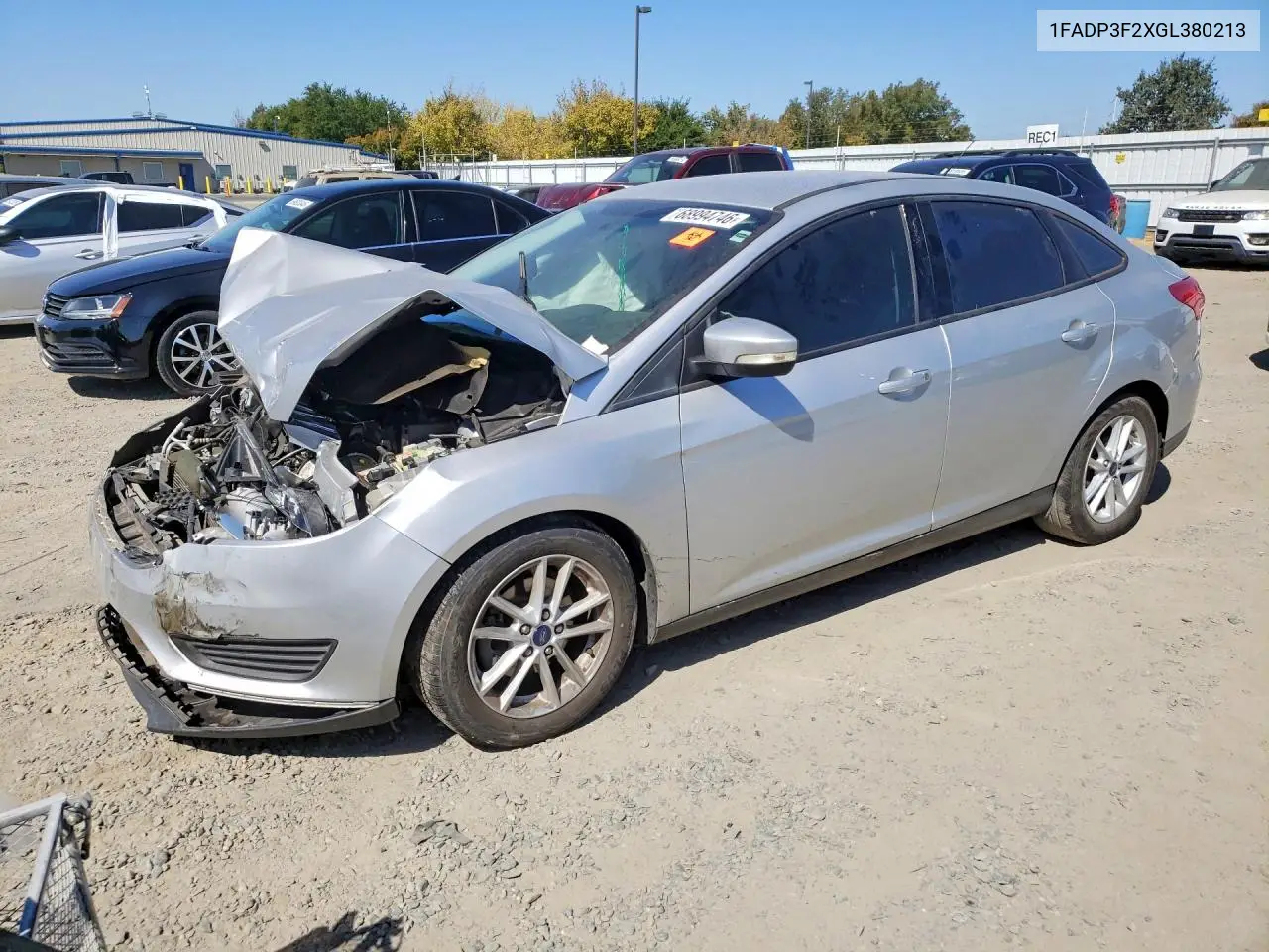 FORD FOCUS 2016, VIN 1FADP3F2XGL380213
