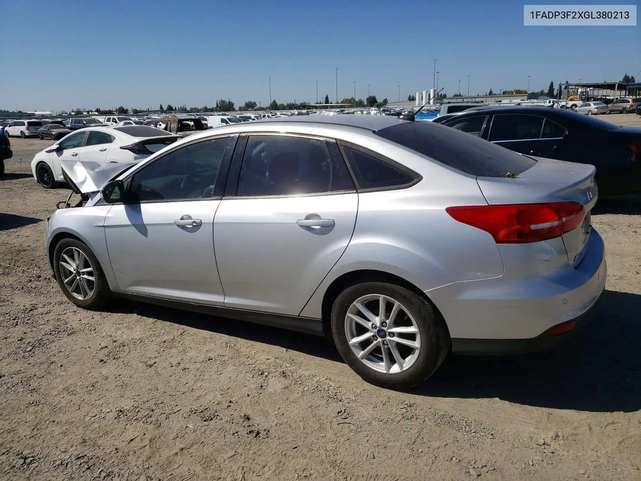 2016 FORD FOCUS VIN 1FADP3F2XGL380213 — фото 2