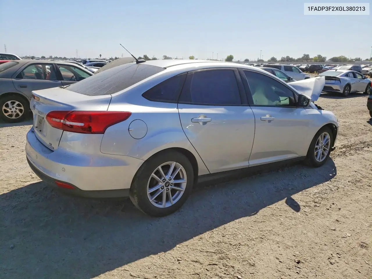 2016 FORD FOCUS VIN 1FADP3F2XGL380213 — фото 3