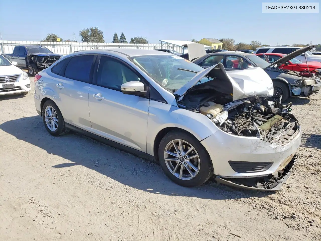 2016 FORD FOCUS VIN 1FADP3F2XGL380213 — фото 4