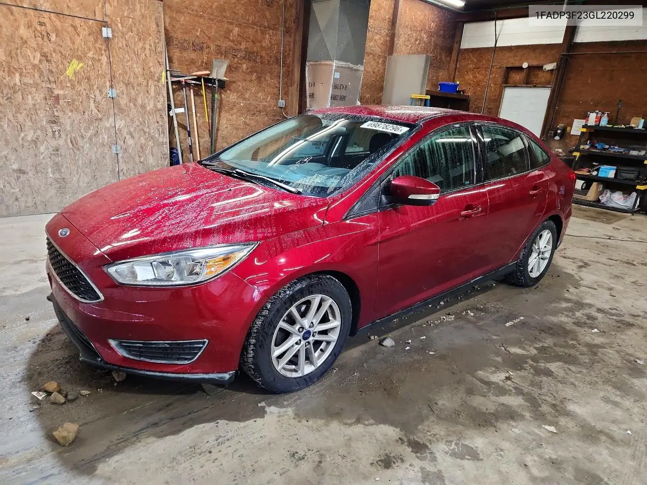 FORD FOCUS 2016, VIN 1FADP3F23GL220299