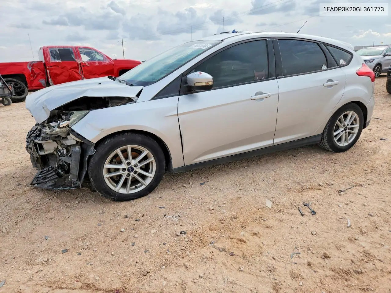 FORD FOCUS 2016, VIN 1FADP3K20GL361773