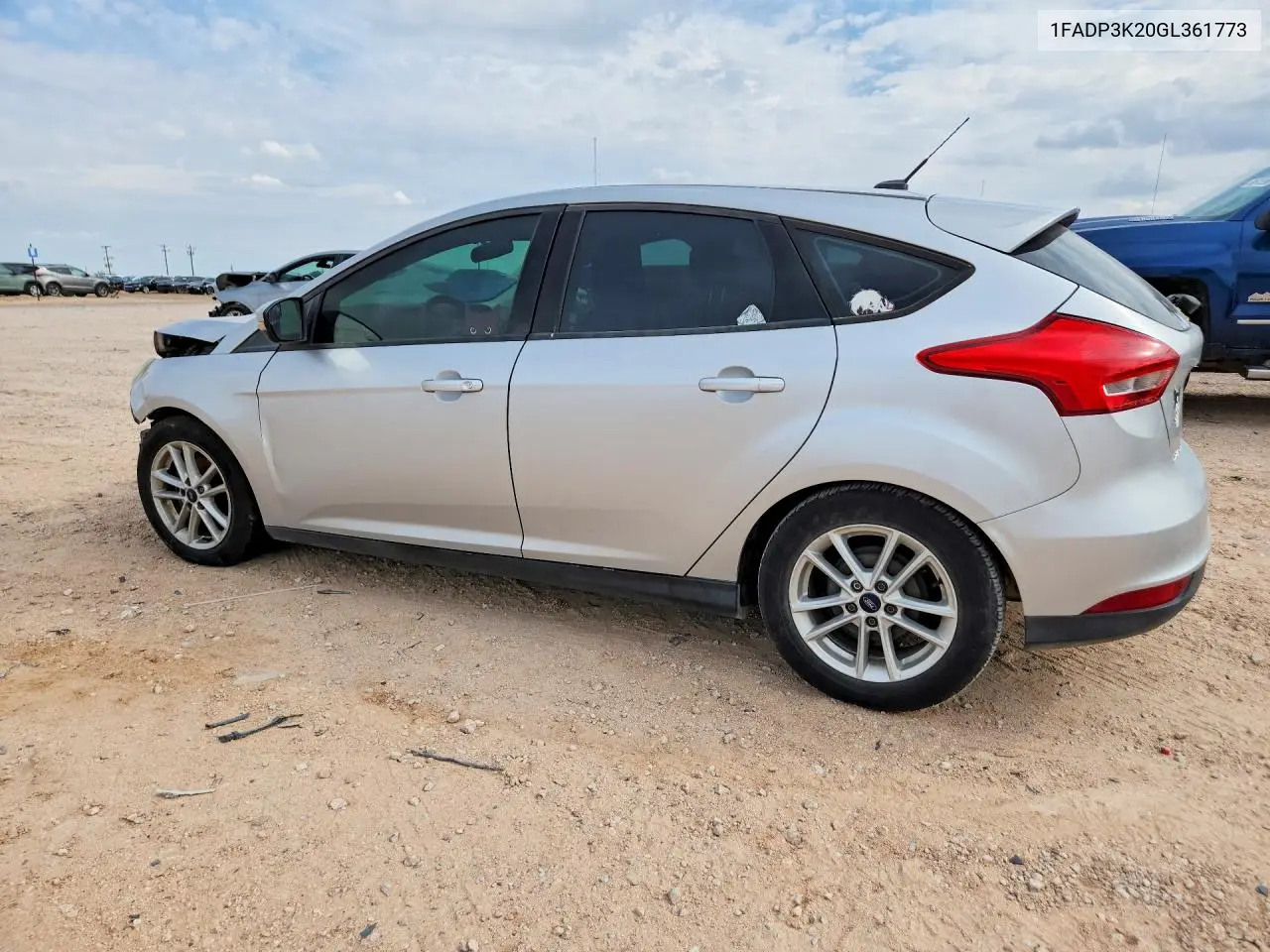2016 FORD FOCUS VIN 1FADP3K20GL361773 — фото 2