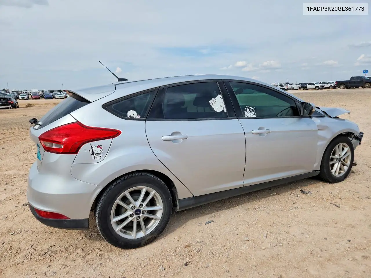 2016 FORD FOCUS VIN 1FADP3K20GL361773 — фото 3