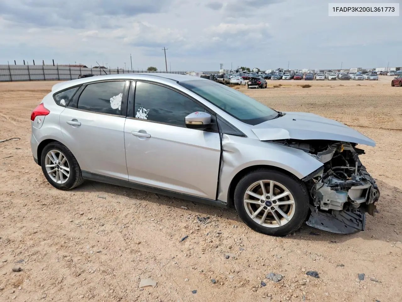 2016 FORD FOCUS VIN 1FADP3K20GL361773 — фото 4